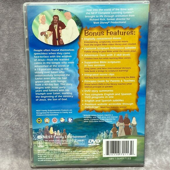 The Animated Stories From The New Testament: Jesus The Son Of God DVD 2005 - Picture 5 of 5